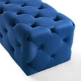 thumbnail image 6 of Modway Amour 48" Tufted Button Entryway Performance Velvet Bench in Navy, 6 of 9