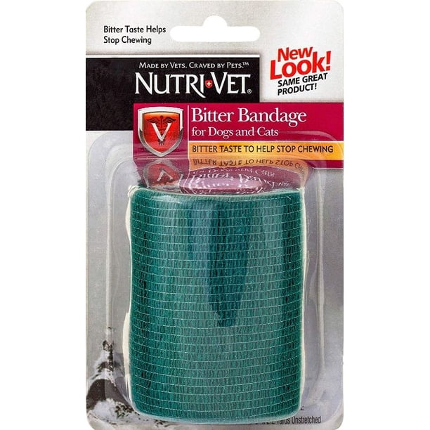 NutriVet 2" Bitter Bandage for Dogs and Cats Colors Vary 1 count Pack of 3