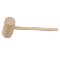 GOOHOCHY 6pcs Wood Mini Hammer Cake Mallet Solid Mallet for Home Restaurant