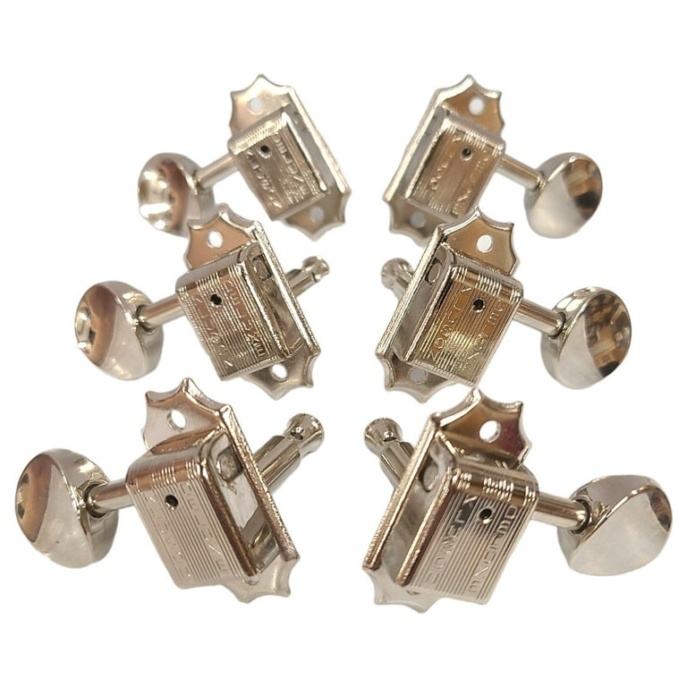 NEW - Kluson 3x3 Deluxe Tuners For Mosrite Guitars - NICKEL