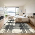 thumbnail image 3 of ODIKA 4'x6' Machine Washable Non-Slip Area Rug, Distressed Gray High Traffic Rug, Gray, 1178811, 3 of 7