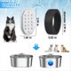 thumbnail image 2 of Filtros para Fuente de Agua para Gatos: Filtros de Repuesto para Fuente de Agua para Gatos de 3,2 L/108 Oz con Flujo de Agua Ajustable, 2 of 5