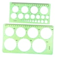 thumbnail image 4 of Rongfmy Geometric Drawings Templates Versatile for Mathematics Engineers Engineering 2Pcs, 4 of 9