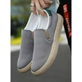 thumbnail image 5 of SIMANLAN Mens Canvas Slip On Sneakers Casual Comfortable Flats Boat Shoes Size 6-11, 5 of 8