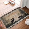 thumbnail image 3 of Rustic Wildlife Bear Deer Moose Welcome Entrance Front Back Door Mats with Non Slip Backing Rugs for Indoor Bathroom Livingroom ,24ap15daA06, 20" x 32", 3 of 7