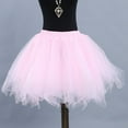thumbnail image 2 of XIAONU Tulle Tutu Skirt For Women Flared Layered Mini Skirt Lightweight Playful Party Skirts, 2 of 3