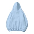 thumbnail image 4 of WEAIXIMIUNG Chandail en Molleton Surdimensionné à Col Rond pour Femmes Imprimé à Capuche avec Poche Pull de Sport, 4 of 4