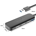 thumbnail image 4 of Lenovo Mini USB Hub Extensión Controlador portátil Teclado Ratón Multipuertos Expansor Ehuebsd Para estrenar, 4 of 4