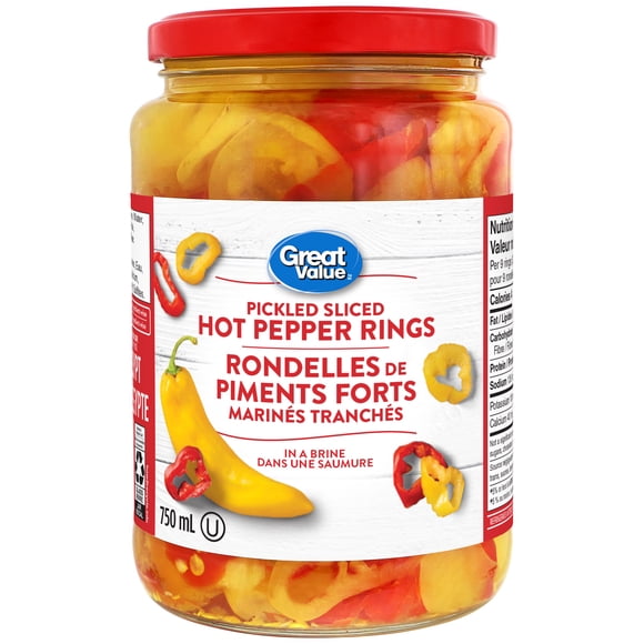 Great Value Pickled Sliced Hot Pepper Rings