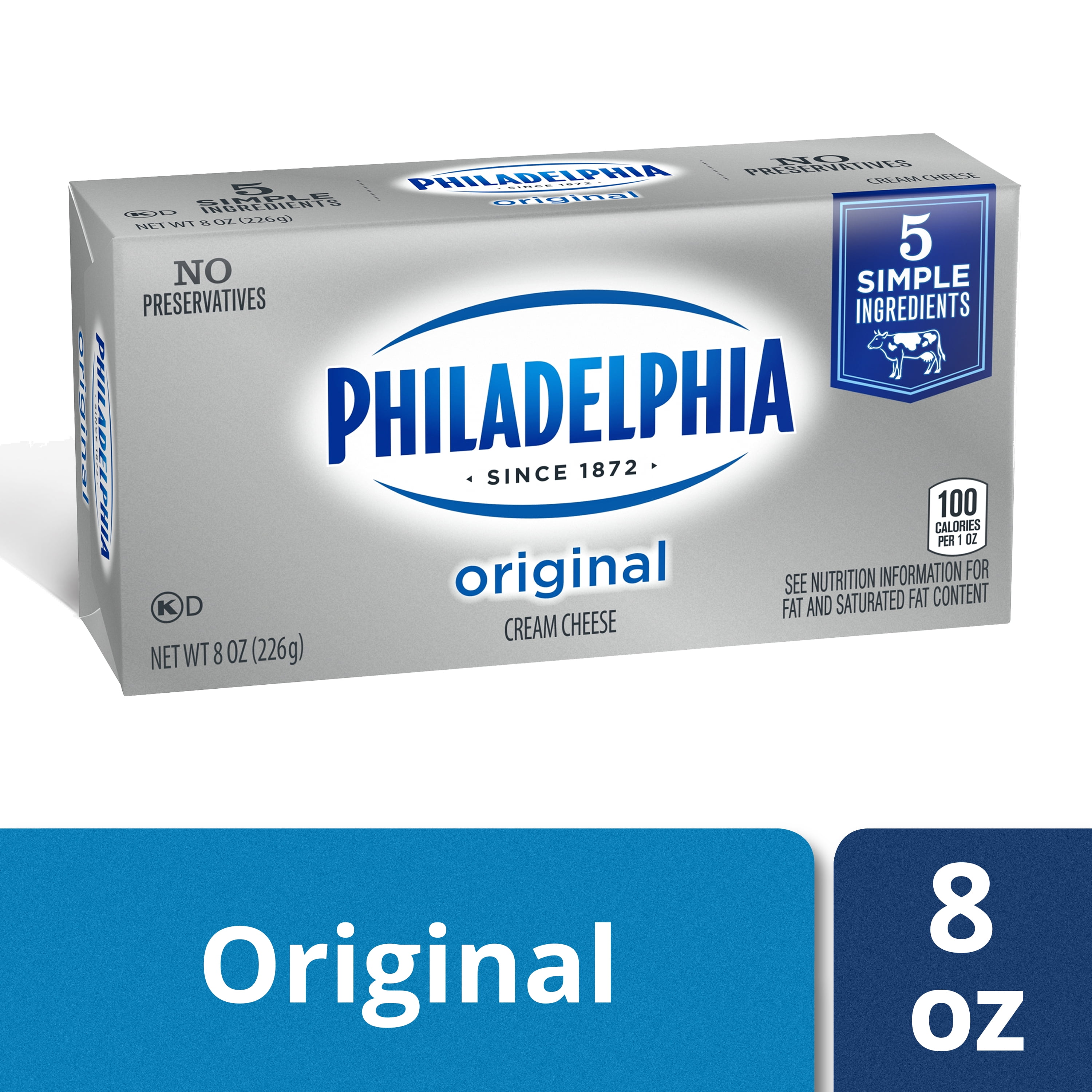 Philadelphia Original Cream Cheese Brick 8 Oz Box Walmart Inventory 
