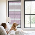 thumbnail image 2 of Farm Fruits Window Privacy Film, Watermelon Lemons Peach Pink Grey Striped Static Cling UV Sun Blocking Heat Control Window Tint Day and Night, Non-Adhesive One Way Windows Privacy Cover 23.6''x59'', 2 of 7