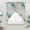 RoyalBlue Linen, variant on Blue Hydrangea Swag Valances for Windows, Kitchen Window Curtains Over Sink, Farmhouse Butterfly Spring Floral Window Treatment Curtains for Living Room/Bedroom Curtains 2 Panel Sets 36"x45"