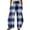 Blue, variant on kaondbfi Spring Fall Daily Essentials Clothing Lady's Four Pocketed Double Printed Casual Pants Summer Casual Pants for Women