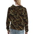 thumbnail image 7 of Lsque Sea Turtle With Ocean Pattern Casual Women's Hoodie,Hooded Sweatshirt with Kangaroo Pocket,Pullover Hoodie with Eye-catching Drawstrings-Small, 7 of 7