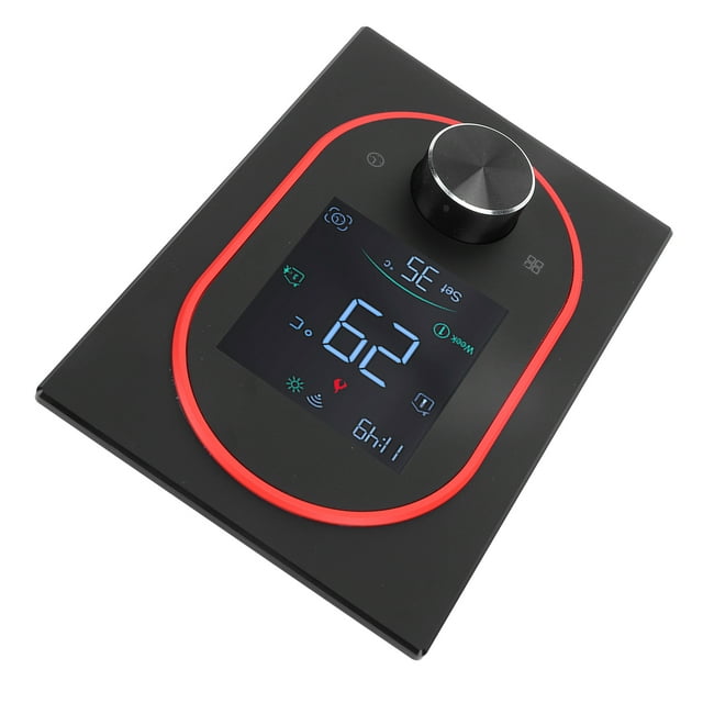 Thermostat à Écran Tactile LCD Couleur Programmable avec Application pour Maison Intelligente et Bureau, Équipé d'Un Écran LCD Couleur