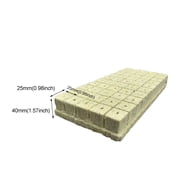 50 Pcs Rock Wool Grow Cubes for Cuttings Cloning Plants Propagation Starting Hydroponic Grow Media Rooting Cuttings