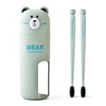 thumbnail image 1 of Portacepillos de dientes de viaje y juego de cepillos de dientes, portavasos de lavado portátil Bear Business, 1 of 3