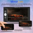 thumbnail image 4 of 7" Double 2 Din Car Stereo 7 Inch HD Touch Screen with Apple Carplay Android Auto, Car Radio Audio FM Receivers Bluetooth EQ/USB/AUX-in Multimedia Player, 4 of 15