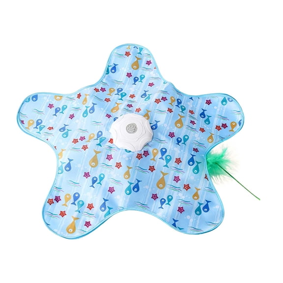 Interactive Cat Toys for Indoor Cats with Fluttering Rechargeable Touch Activated Hide and Seek Kitten Toys for Bored Adults