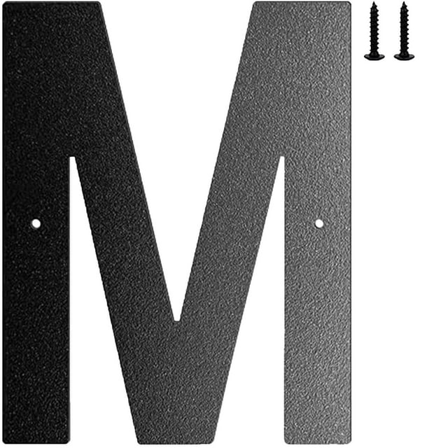 Clearance! 6 Inch Metal House Number Metal Letters House Address Number House Numbers for Outside Mailbox Numbers for Outside Black Modern Metal Numbers and Letters