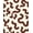 Brown, Pattern 2, variant on ODIKA 4' x 6' Machine Washable Non-Slip Area Rug, Abstract Squiggle High Traffic Rug, Brown, 329292