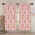 thumbnail image 5 of Blackout Kids Curtains,Pink Cow Strawberry Pattern Childrens Insulated Curtains Set Of 2,Bedroom Essentials,Toddler Room Decor 52x63in(132x160cm), 5 of 5