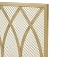 thumbnail image 4 of GDF Studio Ankeny Modern Single Panel Iron Fireplace Screen, Gold, 4 of 7