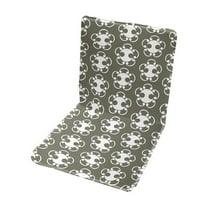 PureCasa Polyester Skin-Friendly Breathable Seat Cushion with Backrest, Household Double Sided Thick Chair Cushions Floor Pads for Home Office, Modern Simple Home Decor, 16"x31", 1PC, B