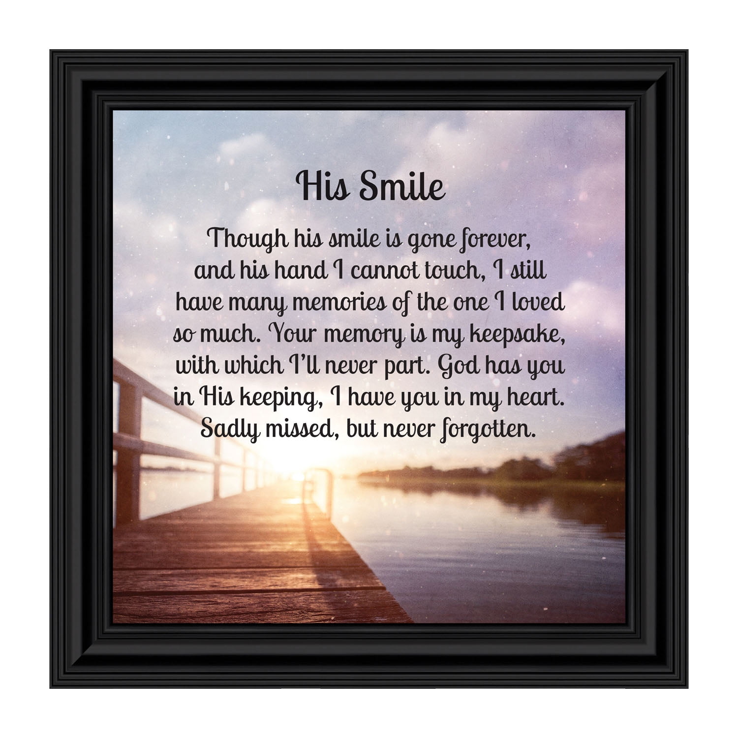 Photo Frame Candle HolderHeart-Shaped Memorial Keepsake for your Loved Ones