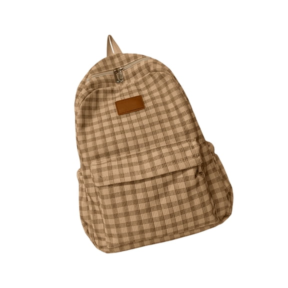 RUISINERY Large Capacity Backpack Teens Corduroy Lattice Daypacks Student School Bag Harajukus Backpack Travel Bag for Daily