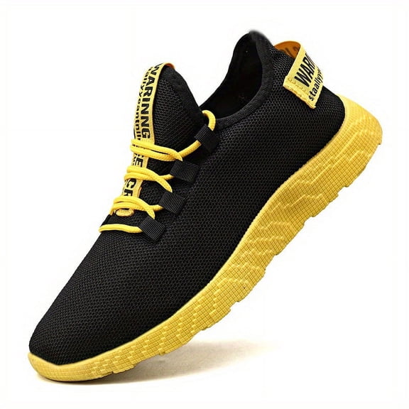 Men's Knitted Breathable Lightweight Spring And Summer Comfy Casual Shoes For Traveling Jogging,