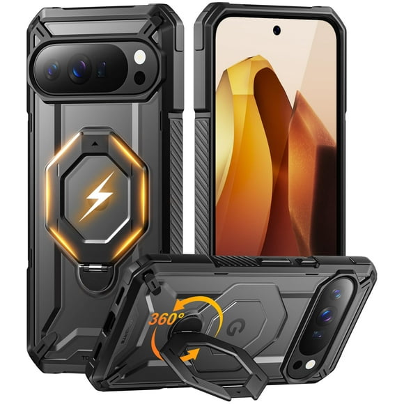 Funda para Pixel 10 Pro XL TONGATE con Soporte Giratorio 360° y MagSafe