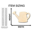 thumbnail image 2 of Unfinished Wood Garden Watering Can Shape - Craft - up to 46" DIY 18" / 1", 2 of 3