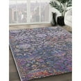 thumbnail image 3 of Ahgly Company Machine Washable Indoor Rectangle Industrial Modern Carbon Gray Area Rugs, 3' x 5', 3 of 7