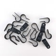 thumbnail image 4 of Clip organizador del cable del teléfono 100pcs Clip organizador de la gestión del cable del alambre de la abrazadera de nylon del tipo R AweSitey HA000805-00, 4 of 7