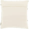 thumbnail image 2 of Surya Anders ADR-008 20x20" Square Cotton Pillow Cover in Light Beige/Taupe, 2 of 4