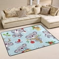 thumbnail image 2 of SKYSONIC Koala with Holiday Elements Lightweight Carpet Mats Area Soft Rugs Floor Mat Doormat Decoration for Rooms Entrance 36x24 inch, 2 of 6
