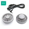 thumbnail image 2 of Fans for Air Condition Clothing Cooling Clothes Accessories Set, 2 of 10