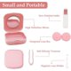 thumbnail image 2 of Estuche para lentes de contacto rosa Estuche para lentes de contacto portátil e higiénico Estuche para viajes con espejo para viajes diarios como viajes y trabajo, 2 of 5
