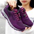 thumbnail image 5 of NOKIO Women'S Breathable Sneakers Women'S Fashion Sneakers Women'S Travel-Friendly Athletic Sneakers Fashion Summer And Autumn Women Flat Non Slip Mesh Breathable Casual Lace Up, 5 of 5