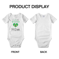 thumbnail image 3 of I Love My Brazilian Mom Baby Bodysuit Baby Clothes (White, 0-3 Months), 3 of 5