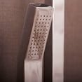 thumbnail image 2 of DAX Stainless Steel Hand Shower with Square Adjustable Slide Bar, Chrome, 2 of 4