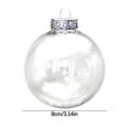 thumbnail image 3 of DefiDgd 3.14inch Christmas Small Clear Ornaments Ball,Christmas Transparent Ornament Balls for Decoration On Christmas Trees,Wedding,Party Holiday Decoration(B), 3 of 6