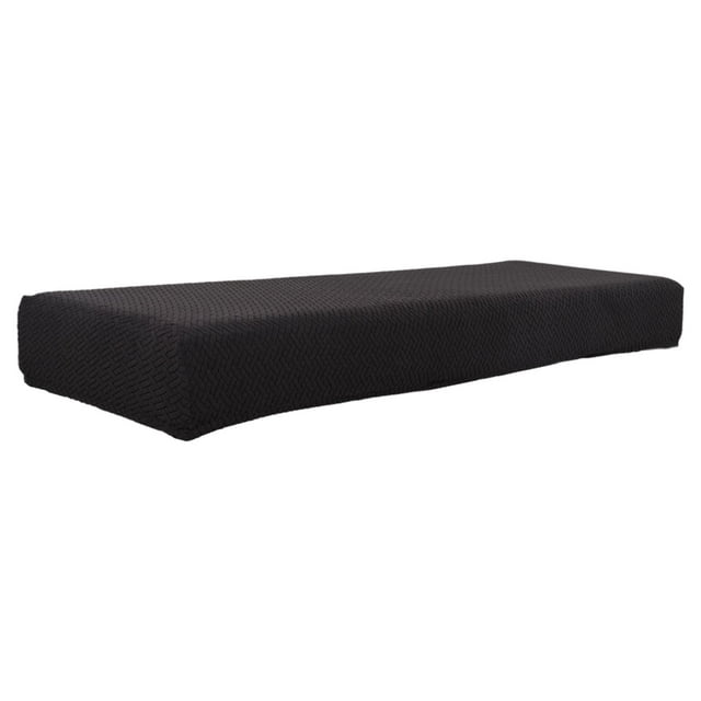 Stretch Bench Cover Decoration Dining Room Chair Removable Dustproof Accessories Black