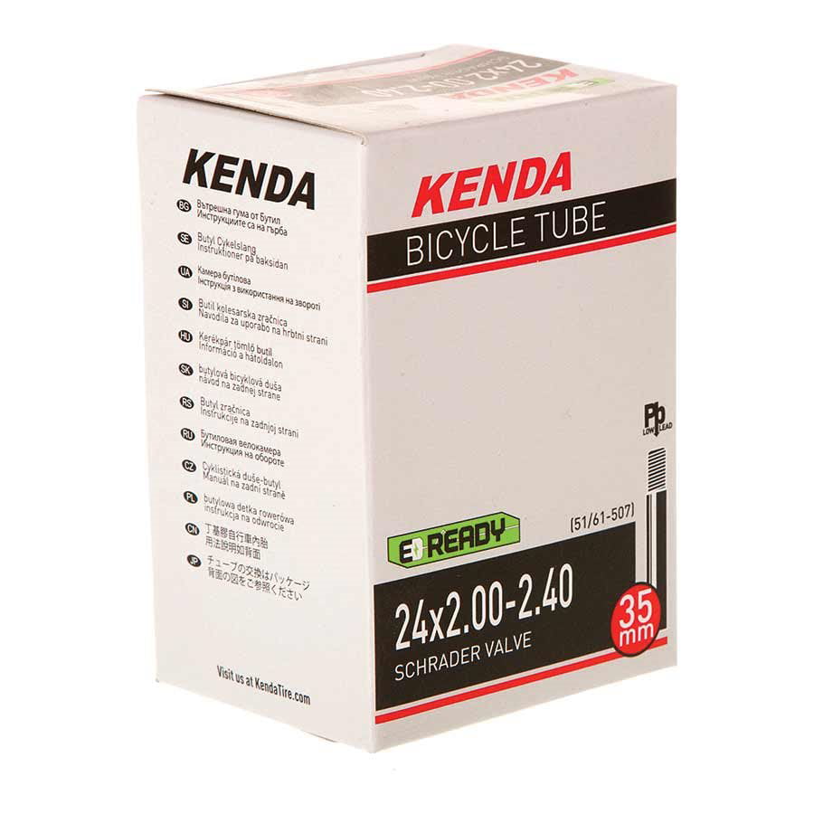 Kenda 24 x 2.0-2.4 Schrader Valve Kids Mountain Bike Inner Tube SV 24" E-Ready 