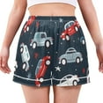 thumbnail image 7 of joogoo Women's Pajama Lounge Shorts Cars Cartoon Bottoms Sleep Short L, 7 of 7