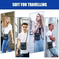 thumbnail image 6 of Passport Holder Waterproof RFID Blocking Nylon Neck Pouch with Vaccine Card Slot Men Women, 6 of 6