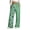 Mint Green, variant on Women's Casual Wide Leg Pants Star Print Drawstring High Waist Loose Fit with Pockets Fashion Trousers, Black S