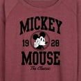 thumbnail image 3 of Mickey & Friends - Mickey Mouse Collegiate The Classic - Women's Lightweight French Terry Long Sleeve Shirt, 3 of 5
