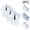 White, variant on HAOTAGS Toddler Boys 3PC Button-Up Shirts,Short - Sleeve School Uniform British Style with Tie Set White 6-7